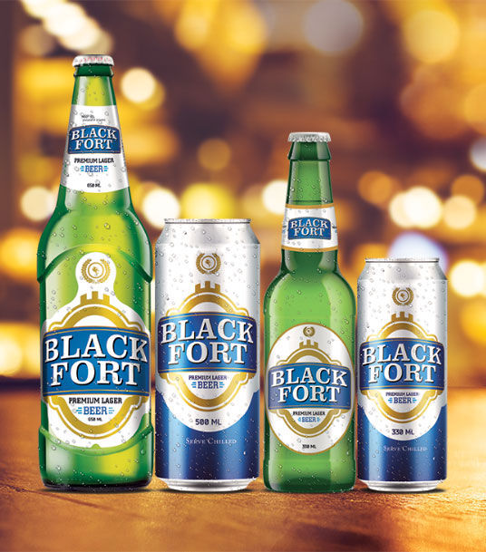 Black Fort Premium Lager Beer